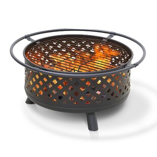 View Vester Outdoor Round Steel Wood Burning Fire