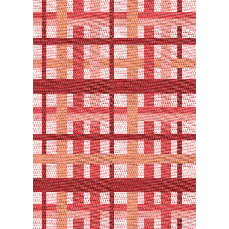 East Urban Home Plaid Wool Red Area Rug Wayfair