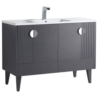 Bundy 48 Single Bathroom Vanity Set Allmodern