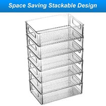 Details about   Stackable Pull Storage Plastic Bin Container w/ Lid Set 12 Quart 6 Box Clothing