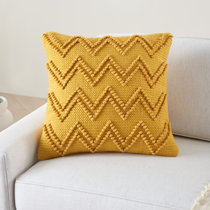 wayfair yellow pillows