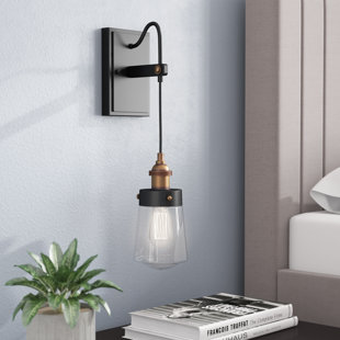 Best Poplar Alayna 1-Light Armed Sconce By Trent Austin Design Wall Lights Poplar Alayna 1-Light Armed Sconce By Trent Austin Design Wall Lights