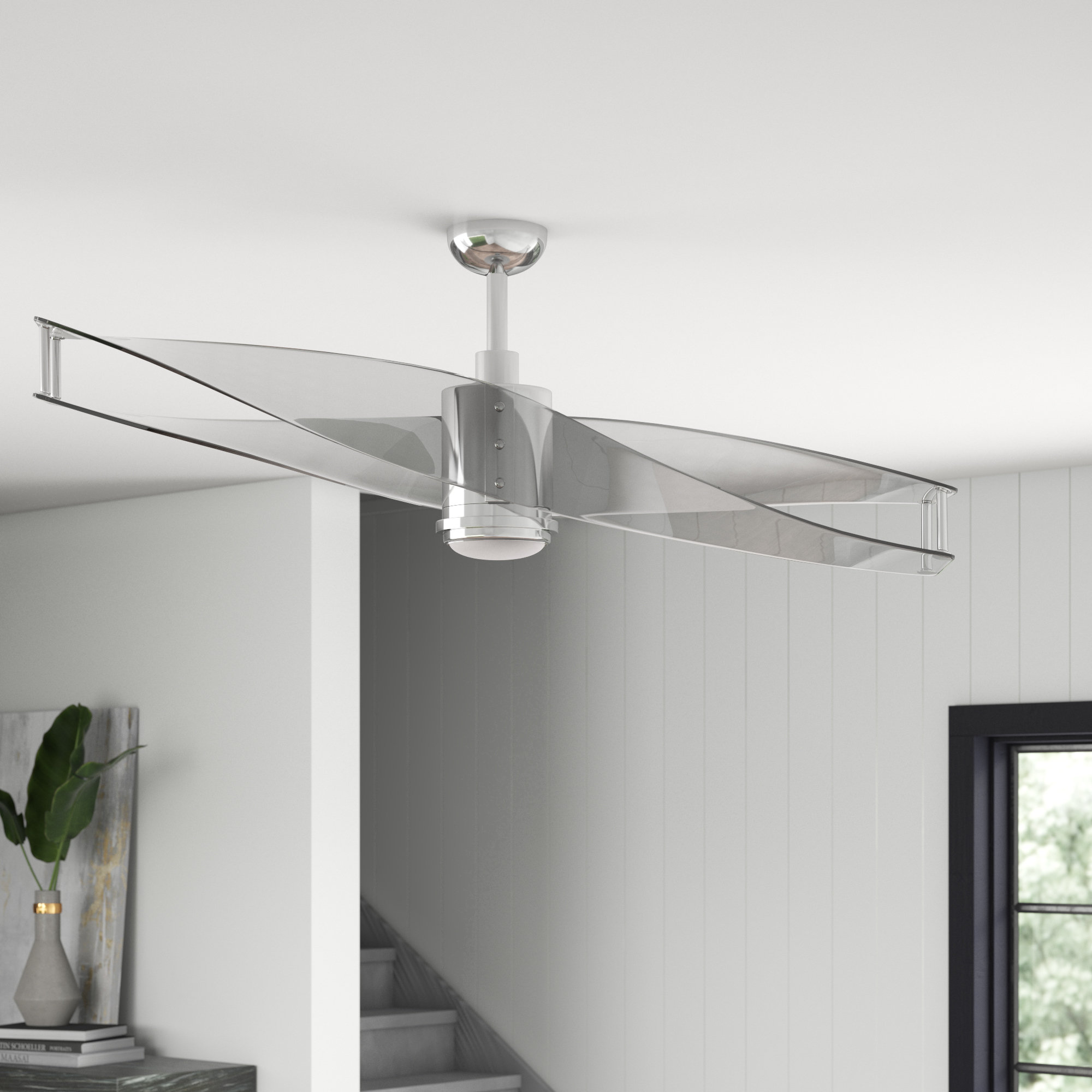 Mercury Row 56 Safford 2 Blade Led Ceiling Fan With Remote Control And Light Kit Included Reviews Wayfair Mercury Row 56 Safford 2 Blade Led Ceiling Fan With Remote Control And Light Kit Included Reviews Wayfair