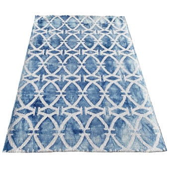Highland Dunes Grenada Solid Shag Teal Area Rug Wayfair