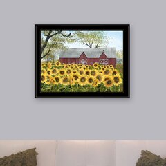 Billy Jacobs Sunshine Sunflower Canvas 8 x 10 Country Farmhouse Rustic Picture 