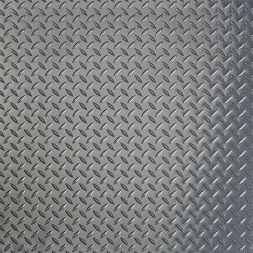 G Floor Diamond Tread 7 5 Ft X 17 Ft Garage Flooring Roll In Gray