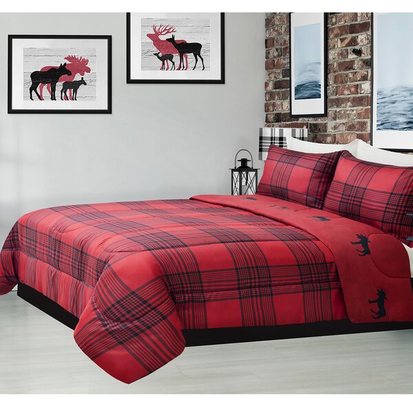 Foundry Select Twombly Heathered Moose Reversible Comforter Set