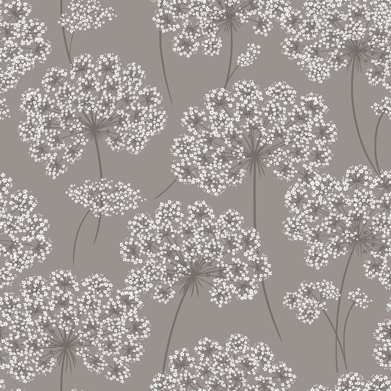 wallpops! nu 18' x 20.5" angelica gray peel and stick wallpaper wallpops! nu 18' x 20.5" angelica gray peel and stick wallpaper
