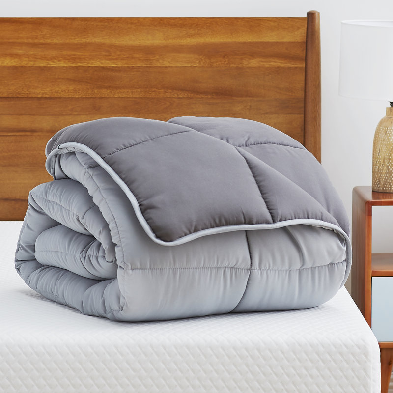 Midweight All Season Microfiber Down Alternative Comforter Reviews Birch Lane