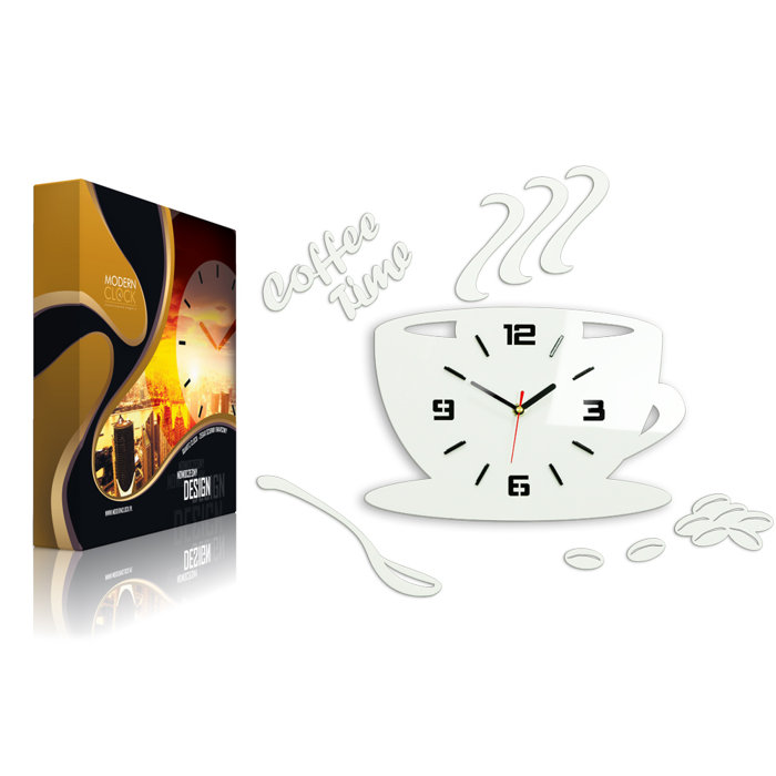 Wanduhr COFFEE TIME 3D - Happy Larry