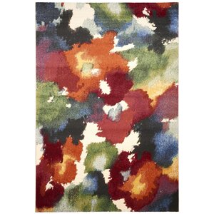 Infinity Red/Green Area Rug