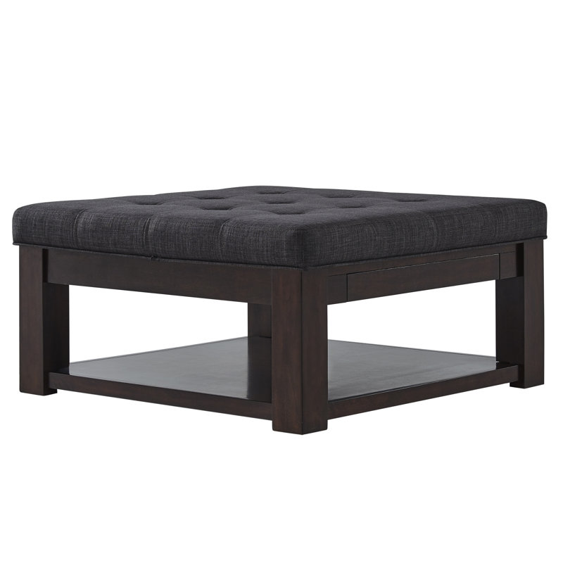 Three Posts Abshire Tufted Cocktail Ottoman Reviews Wayfair