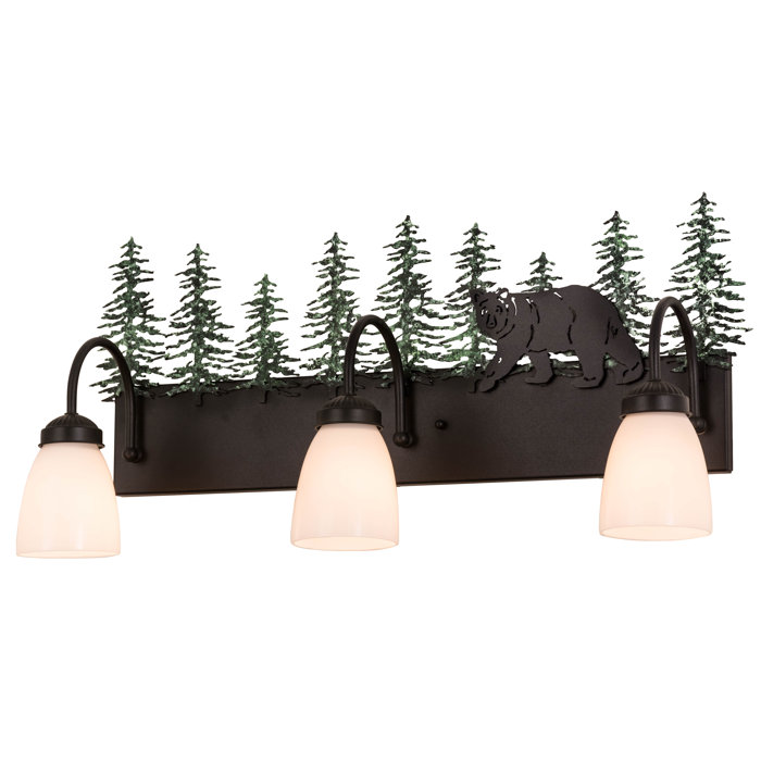 Northwoods Lone Bear 3 Light Vanity Northwoods Lone Bear 3 Light Vanity