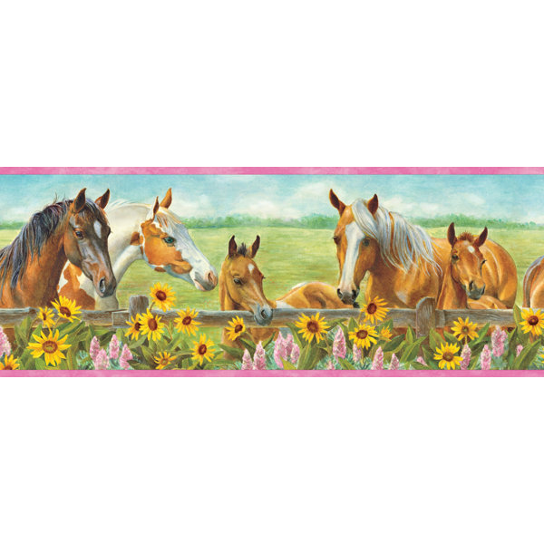Brewster Home Fashions Borders by Chesapeake Harmony Sunflowers