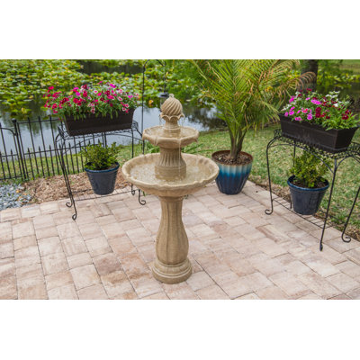 Resin Solar Fountain