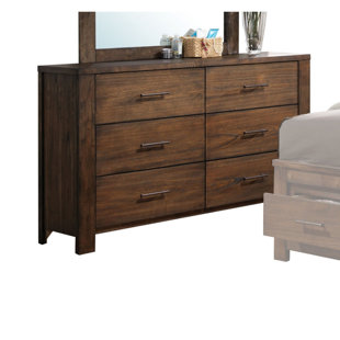 Go to store & view more images Aniya Wooden 6 Drawer Double Dresser by Millwood Pines