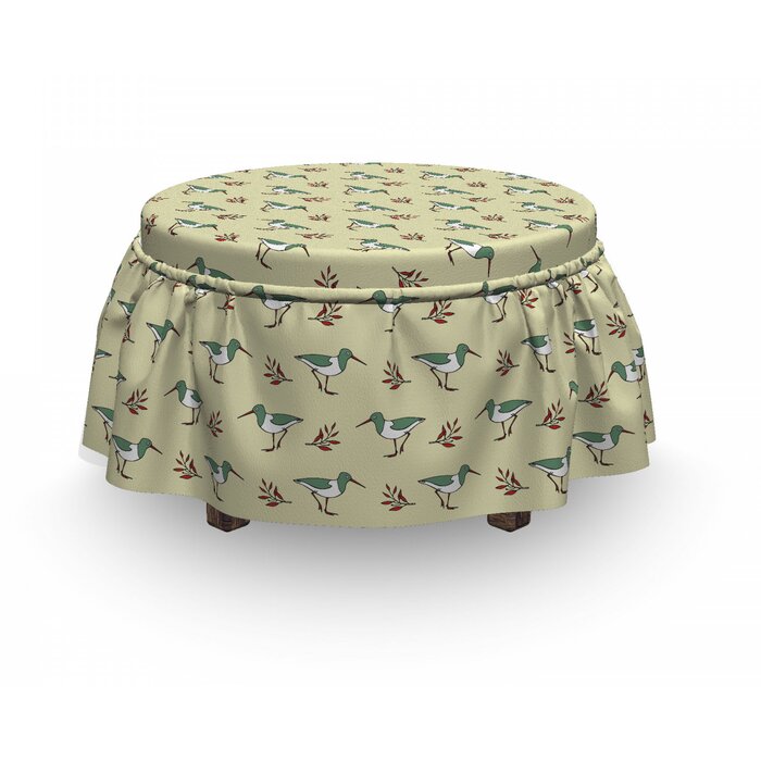 East Urban Home Shorebirds Animals Long Beaks Ottoman ...