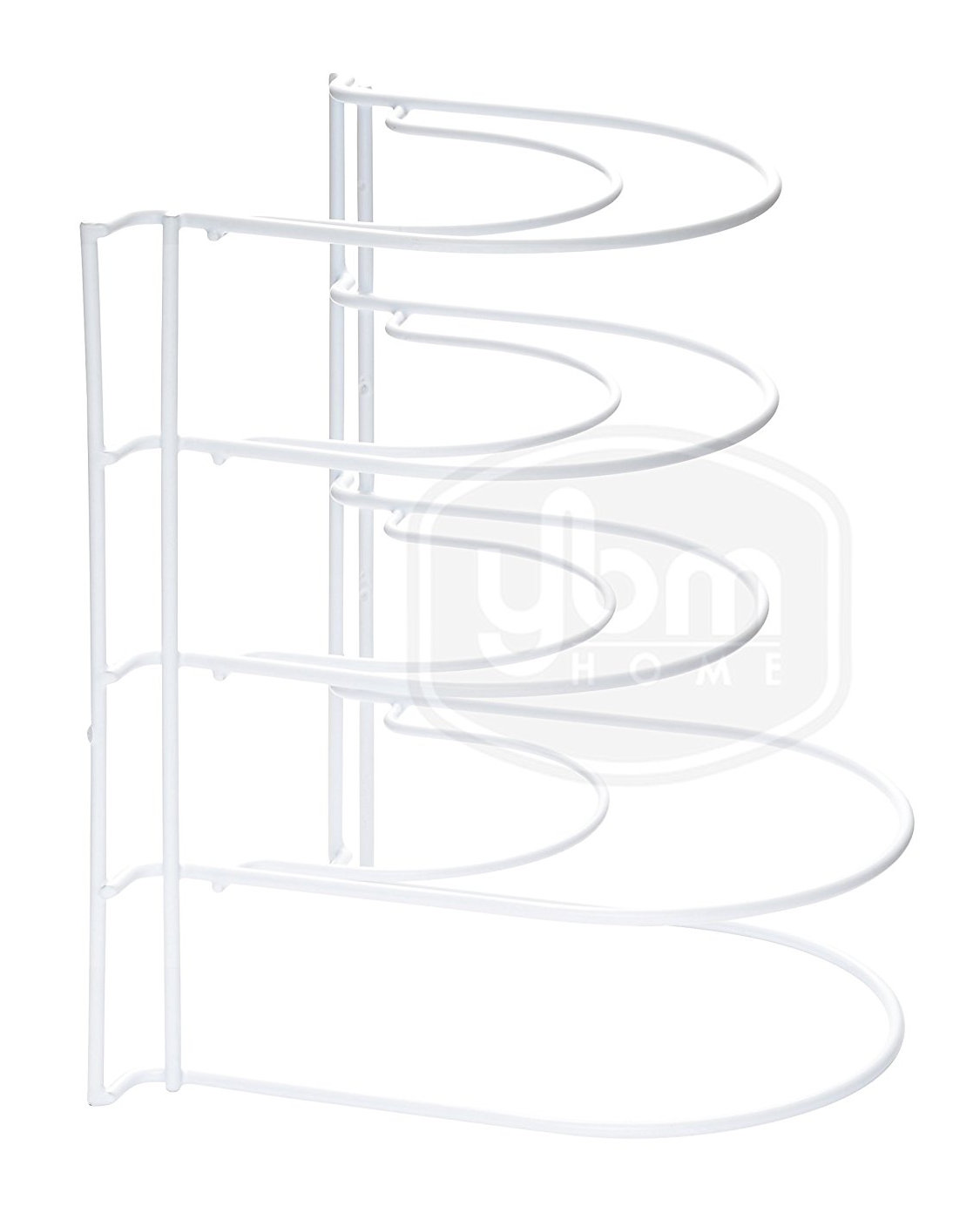 storage rack dividers on Rebrilliant Countertop Pan Storage Rack Reviews Wayfair