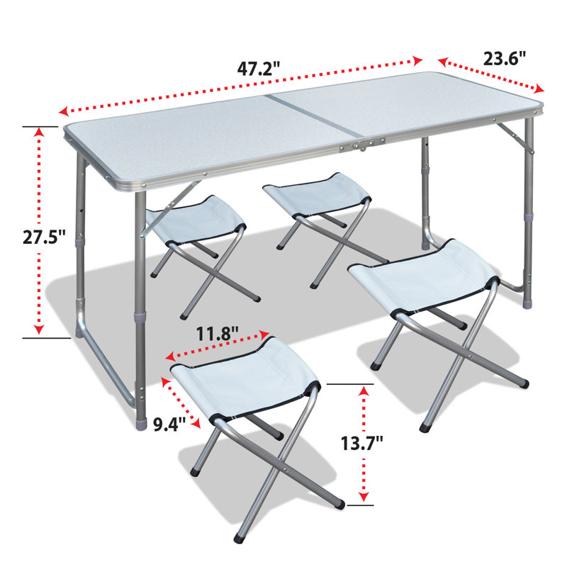 wayfair folding table and chairs