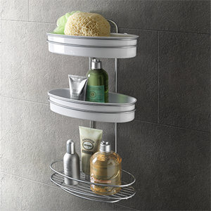 Wandmontierte Duschablage Orbit von Metaltex