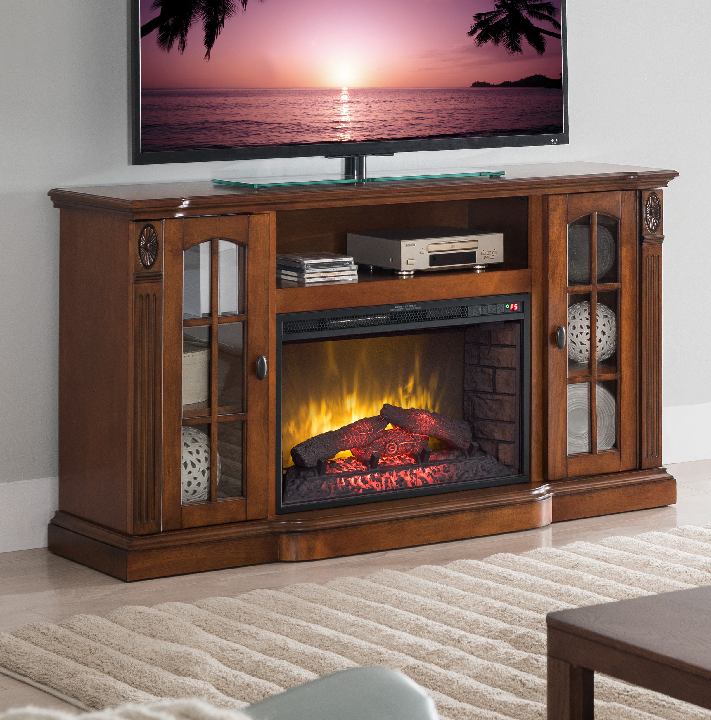 Alcott Hill Devan Tv Stand For Tvs Up To 60 Inches With Electric