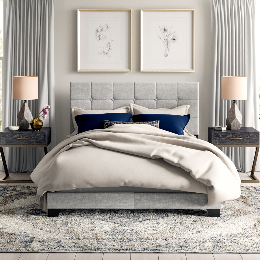 Stanley Tufted Upholstered Standard Bed