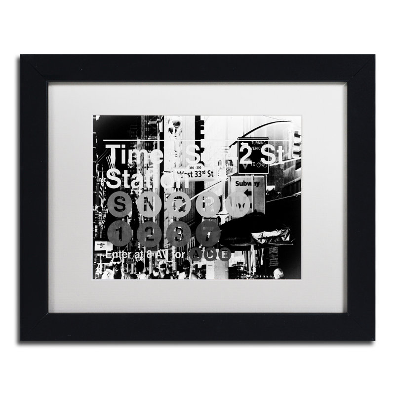 Latitude Run Subway City Art Nyc Ii Giclée Framed Photographic Print Wayfair