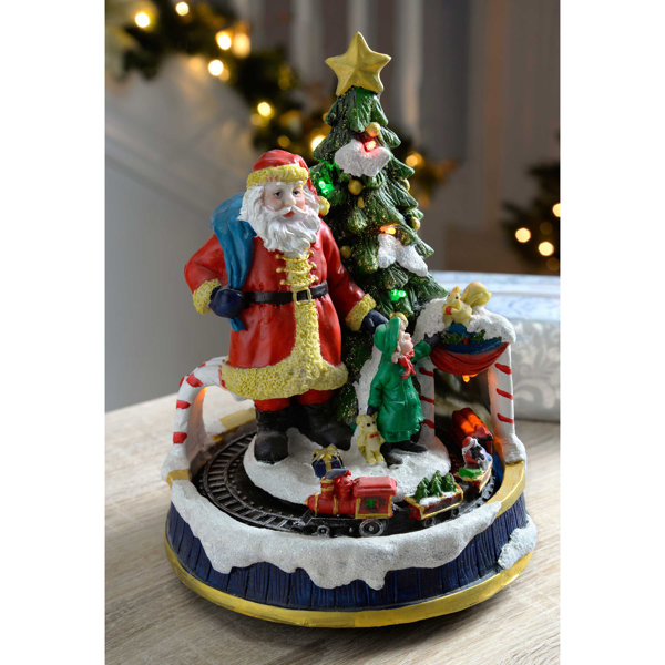 Amazing Walking Christmas Tree Part - 14: The Seasonal Aisle Walking Christmas Tree With Rotating Train Colourful LED Lights Decoration | Wayfair.co.uk