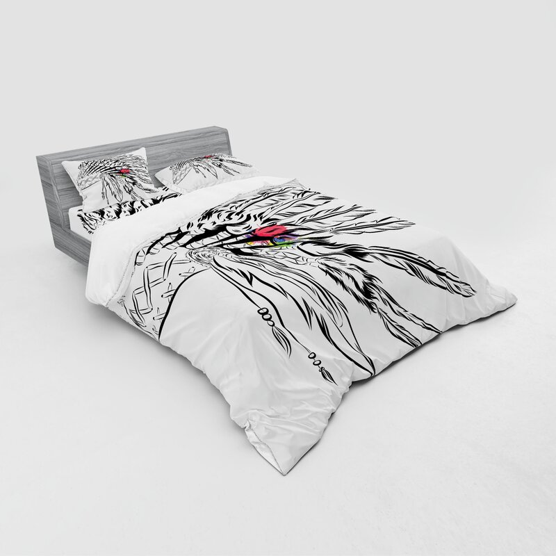 black feather duvet