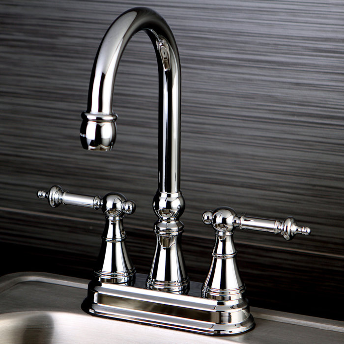 Kingston Brass Tuscany Double Handle Kitchen Faucet Wayfair