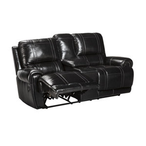 Paron Leather Reclining Sofa by Signat..