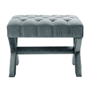 Kenny Button Tufted Nailhead Trim Otto..