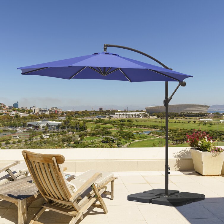 Freeport Park® Everton 120'' Cantilever Umbrella & Reviews - Wayfair Canada