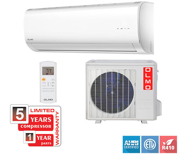 Olmo Alpic 9 000 Btu Ductless Mini Split Air Conditioner With