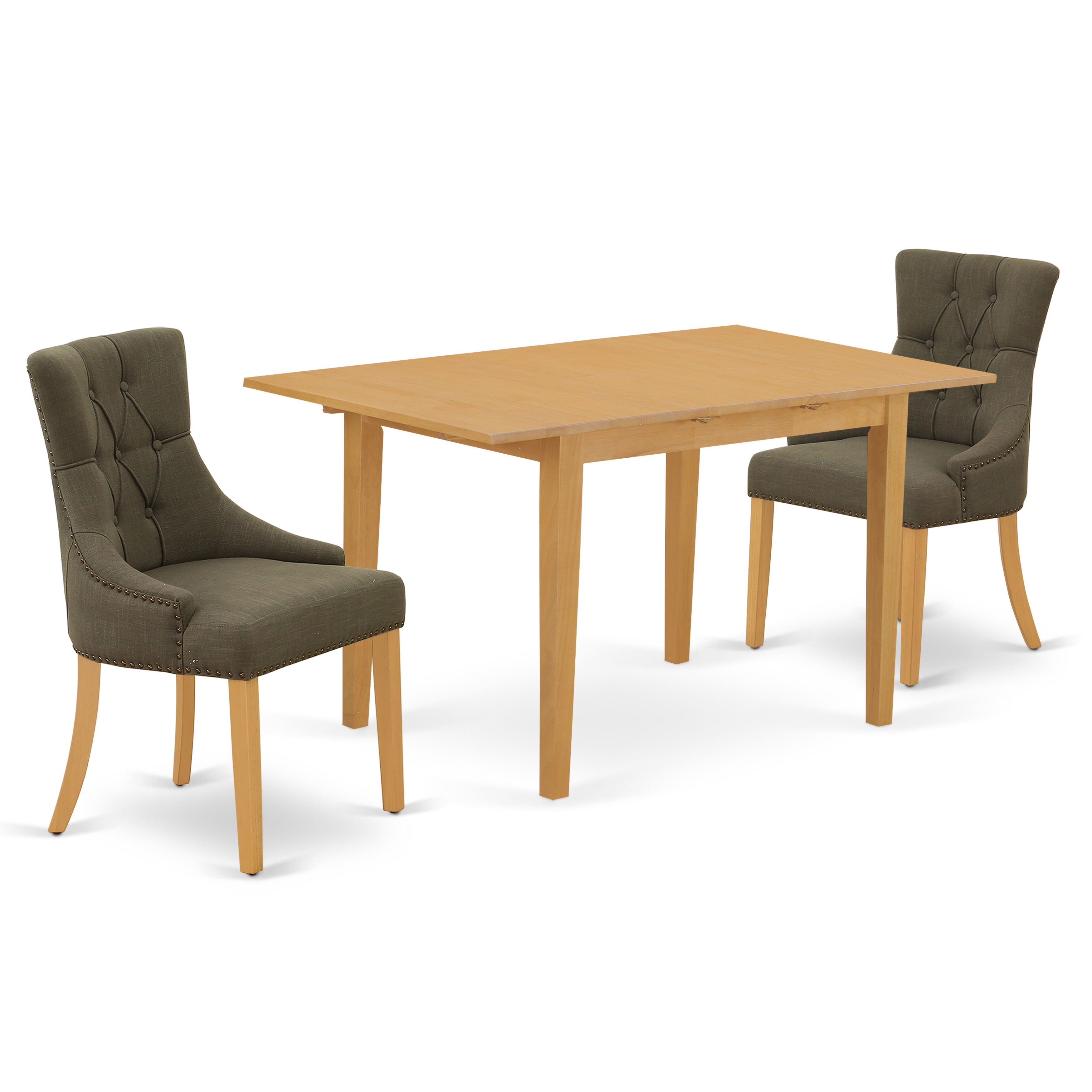 isse 3 piece solid wood dining set