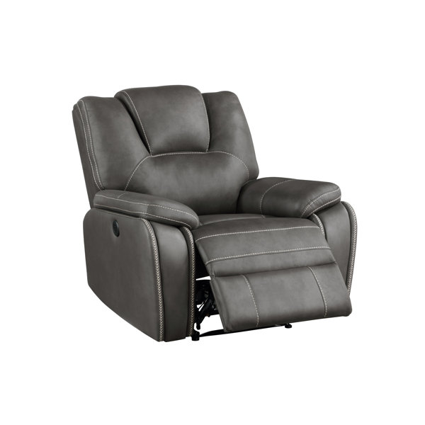 Hokku Designs Amiens Vegan Leather Recliner | Wayfair