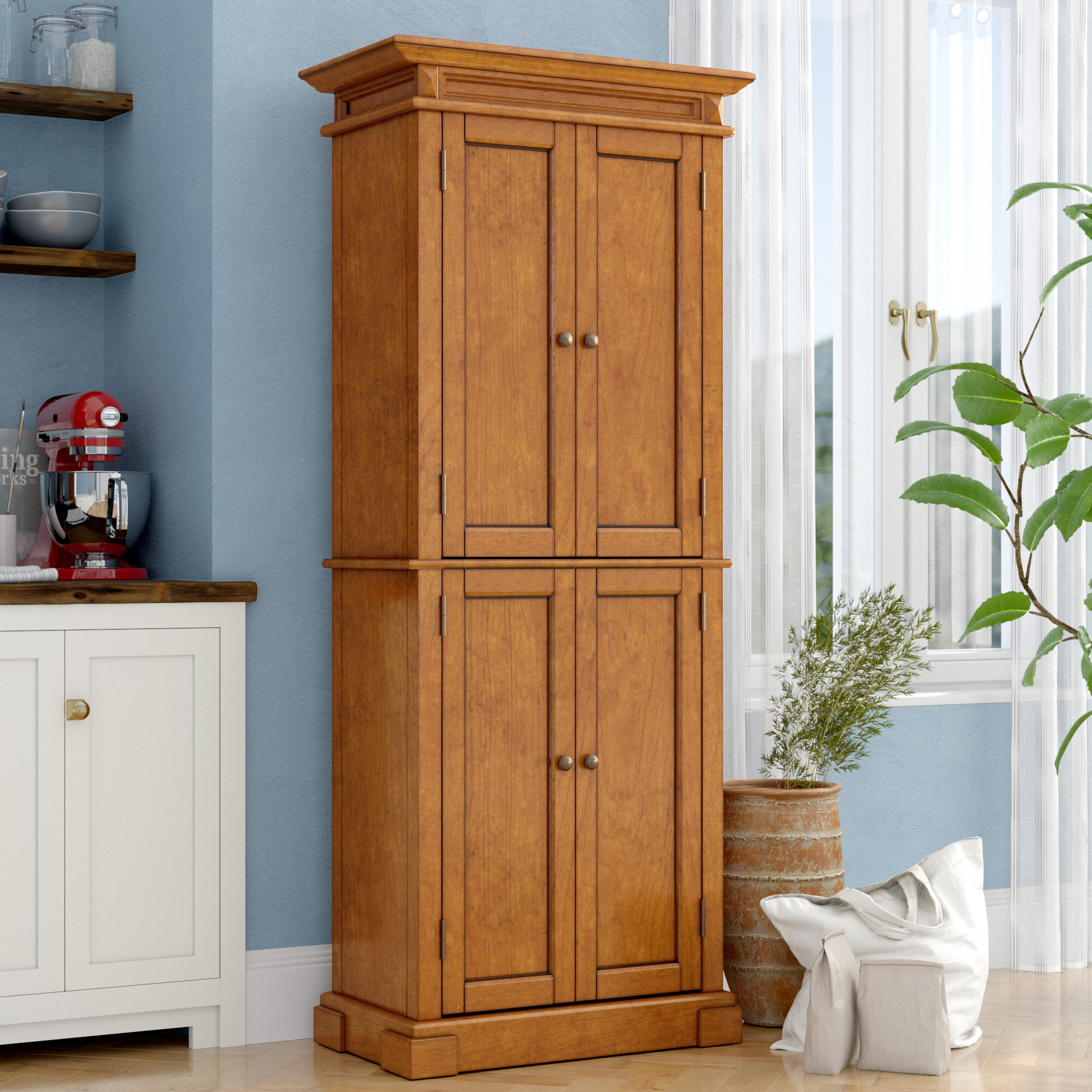Free Standing Kitchen Pantry Furniture Pantry Kitchen Cabinet Cabinets ...