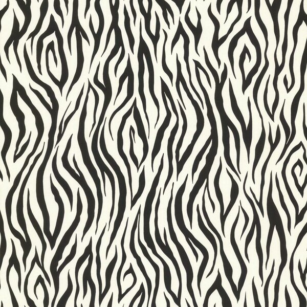 natural elements 33' x 20.5" zebra print wallpaper