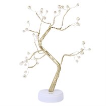 LED Cherry Blossom/Star/Pearl Bonsai Birch Tree Light Up Indoor Home Xmas Party 