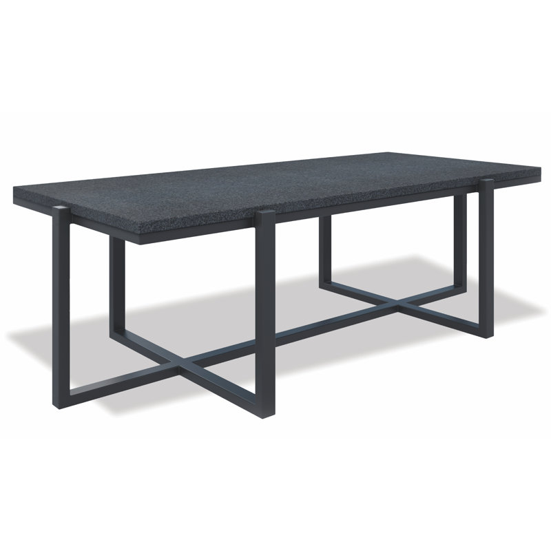 Sunset West Retangle Coffee Table With Honed Granite Top Slate Finish Wayfair