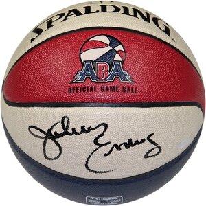 Julius Erving Signed ABA Basketball