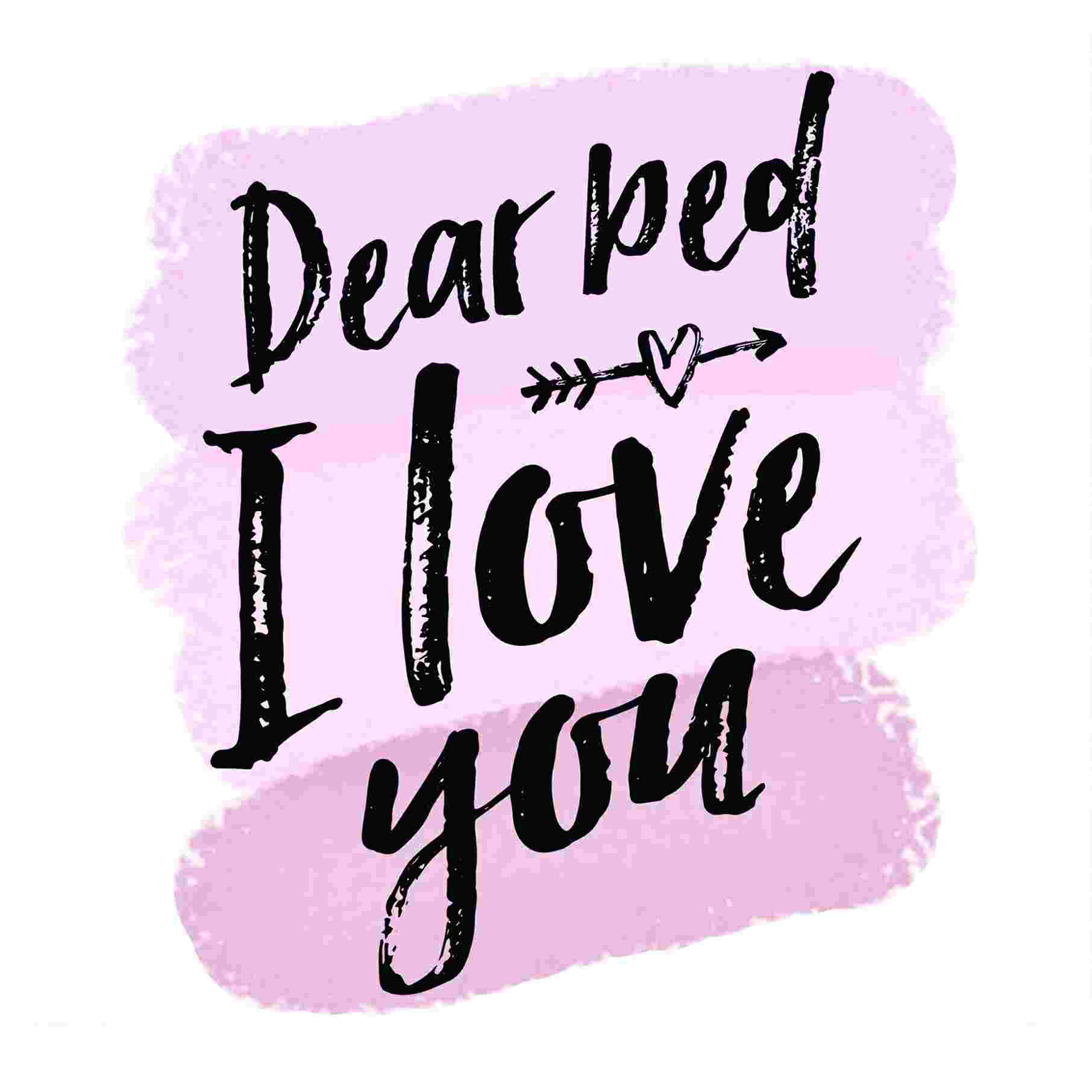 Trinx Dear Bed Love You by Textual Art on Wayfair