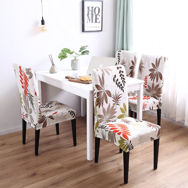 stretch fabric dining chair covers