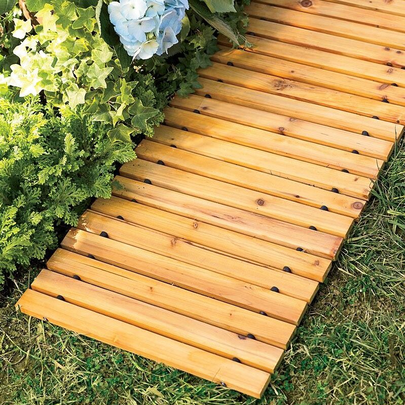 Plow Hearth Wooden Pathway Reviews Wayfair Ca