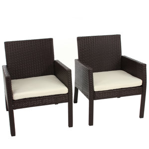 2-tlg. Loungesessel-Set Sanremo mit Kissen von H..