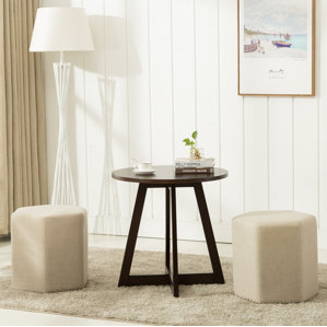 Horrocks 3 Piece Hexagon Ottoman Set by Brayden Studio