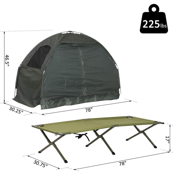 pop up portable folding outdoor cot