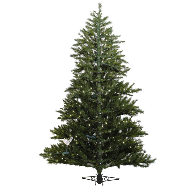 Vickerman Minnesota Pine Westbrook 6.5' Green Artificial Half Christmas