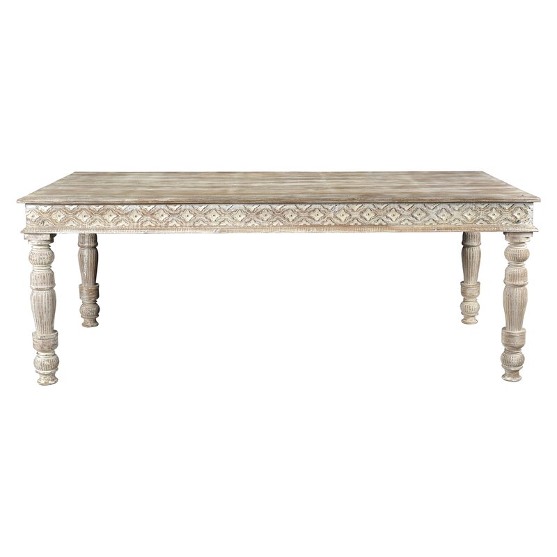 Lorelai Solid Wood Dining Table. #farmhousetable #diningtables #furniture #frenchcountry