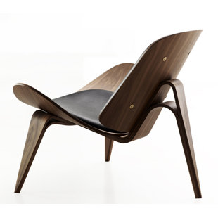 Go to store & view more images Foundry Select Basswood Lounge Leather Lounge Chair